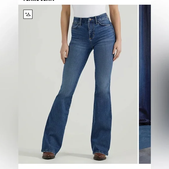 WOMEN'S WRANGLER BESPOKE HIGH RISE FLARE JEAN - Picture 2 of 3